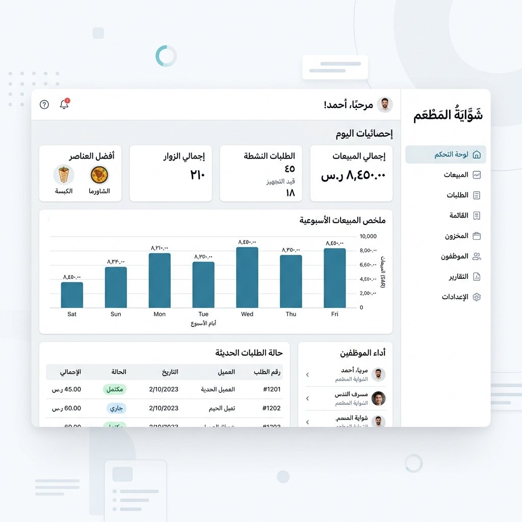 RTL Dashboard in Arabic